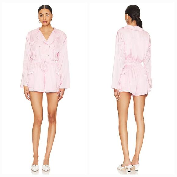 Lovers and Friends Kit Romper in Light Pink Small